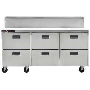 Centerline™ by Traulsen 72in Prep Table w/ Drawers